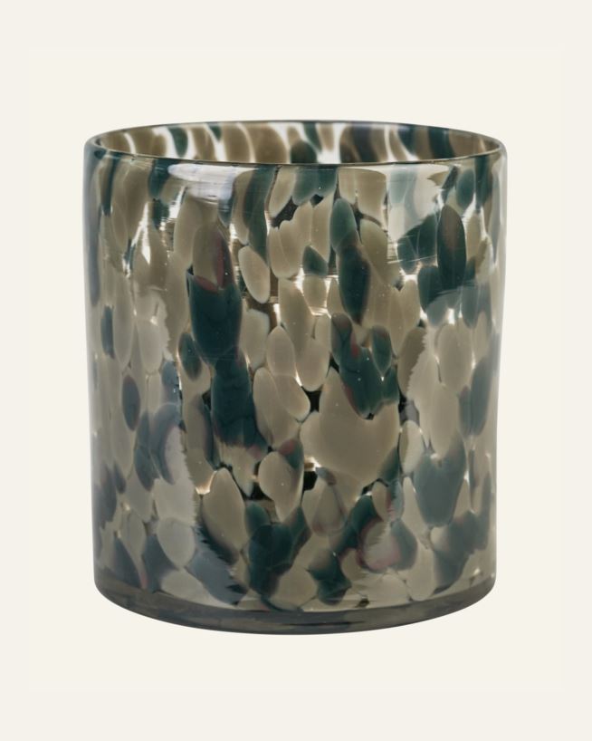 Telysholder multi blå - 12x12x13,5 cm multi blå - 1