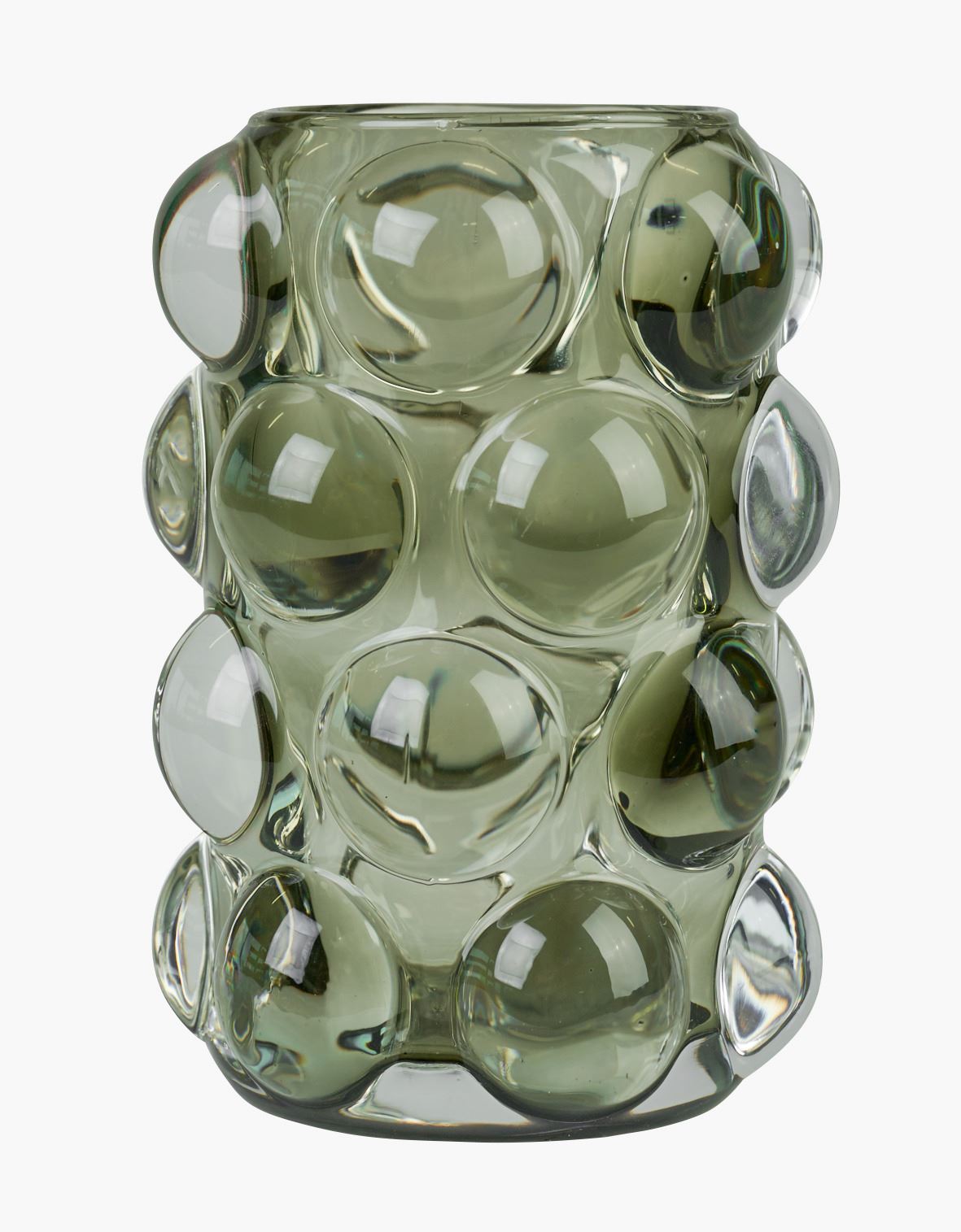 Telysholder grågrønn - 8,5x8,5x12,5 cm Grågrønn - 1