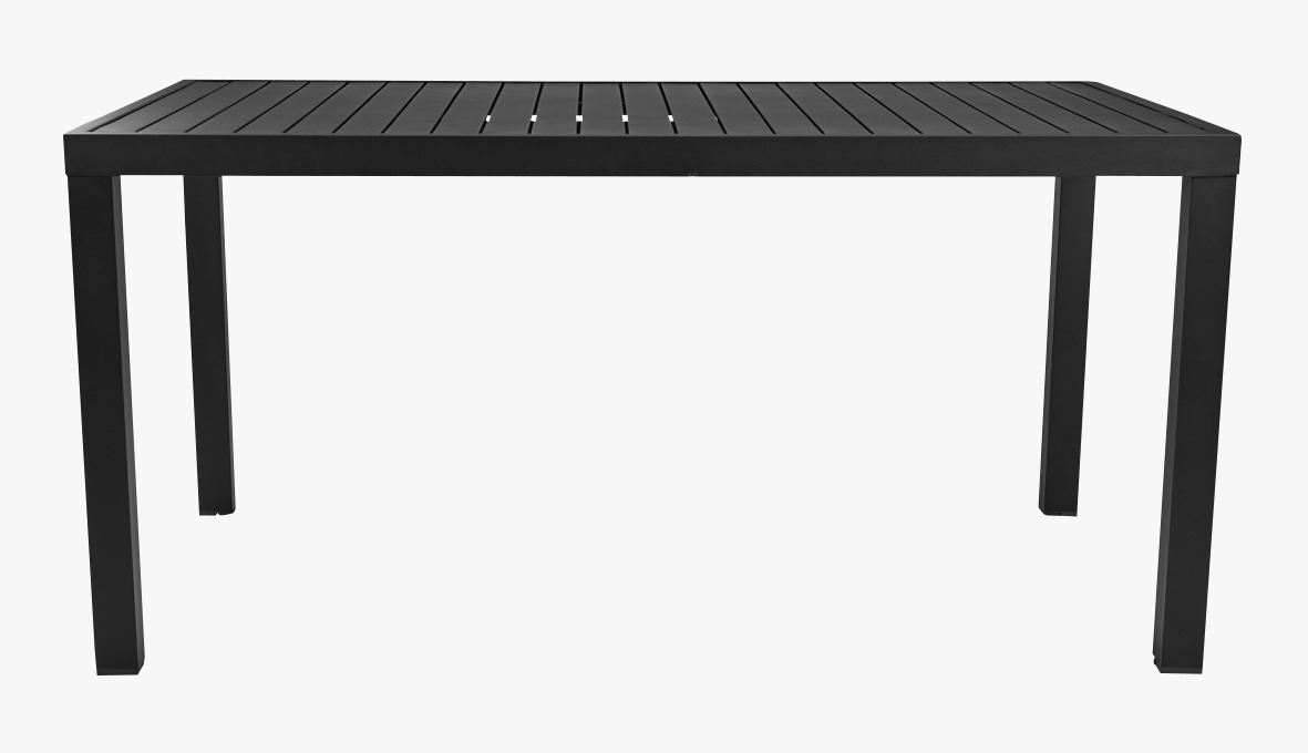 Hagebord svart - 152,5x90x74 cm svart - 1