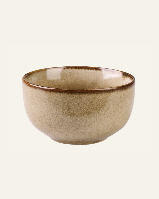 Skål brun - ø13 h 7 cm brun - 1