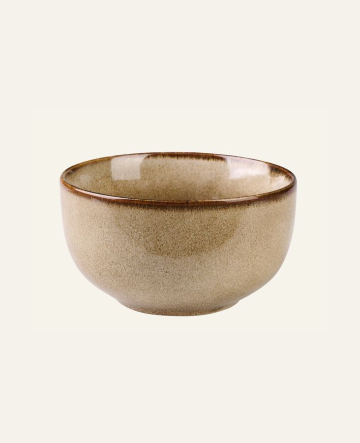 Skål brun - ø13 h 7 cm brun - 1