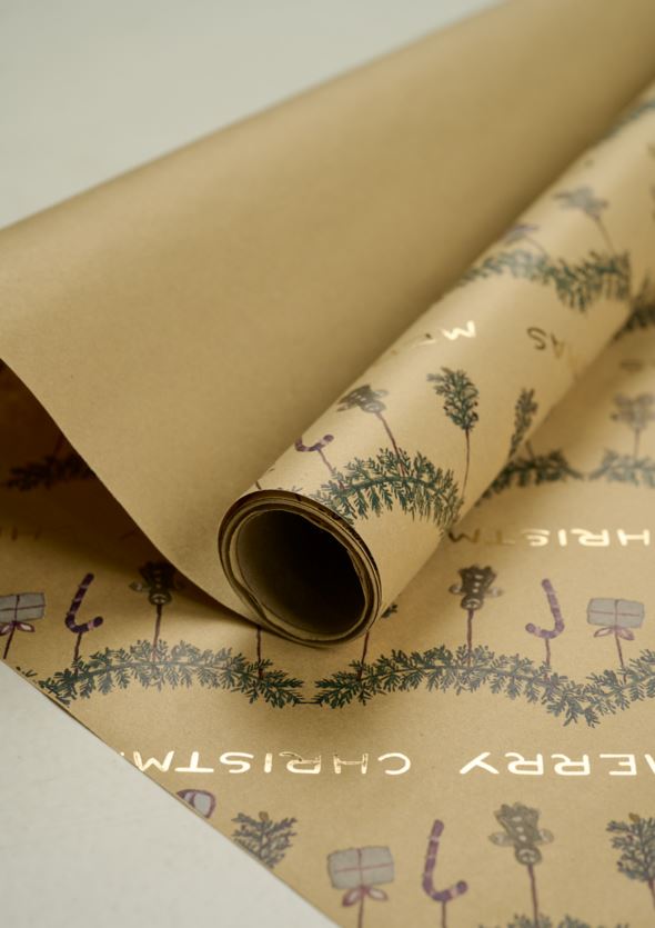 Gavepapir natur - 2