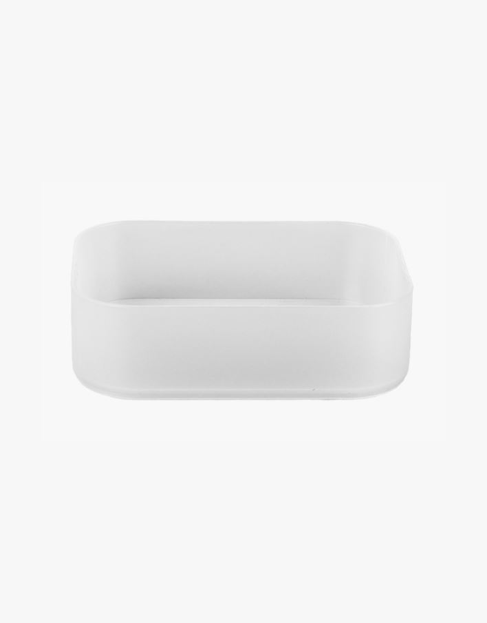 Oppbevaringsboks frostet - 11x15x4,5 cm frostet - 1