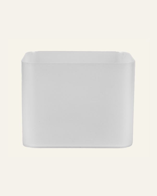 Oppbevaringsboks frostet - 15x22x17 cm frostet - 1