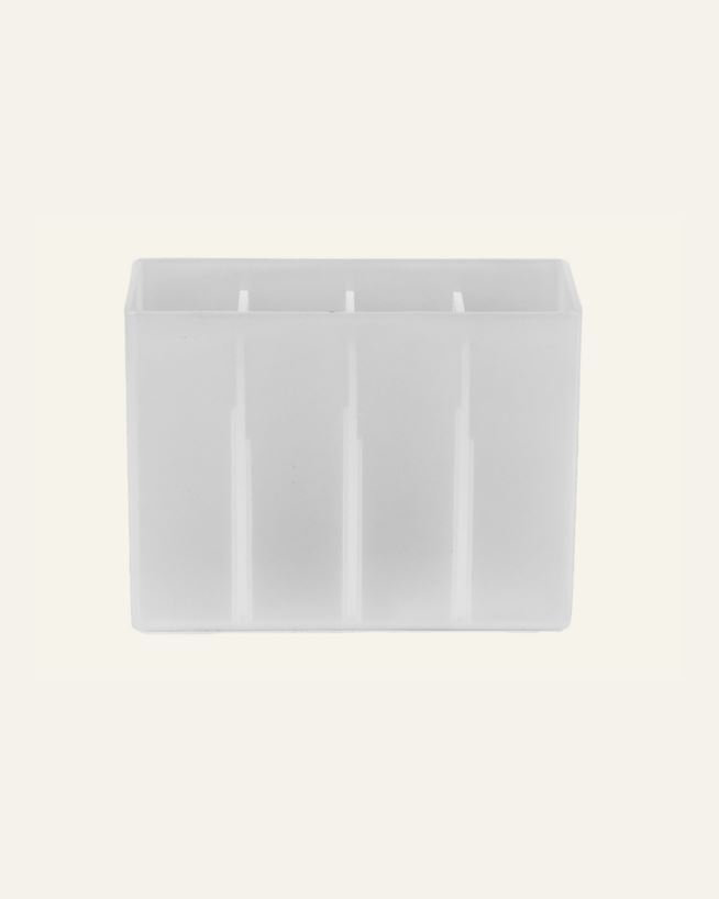 Oppbevaringsboks frostet - 5,6x13,5x10,2 cm frostet - 1