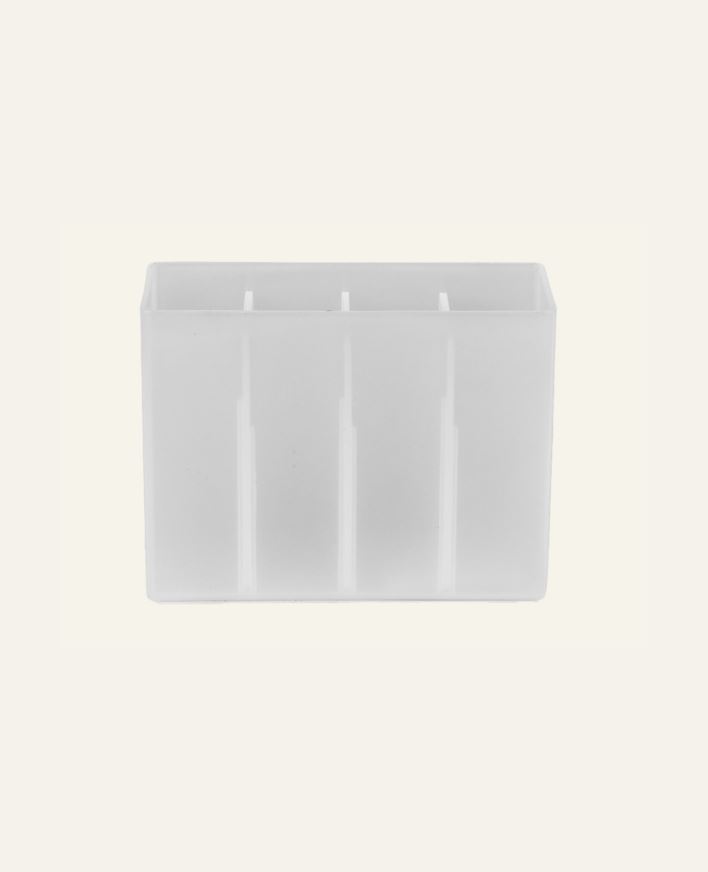 Oppbevaringsboks frostet - 5,6x13,5x10,2 cm frostet - 1