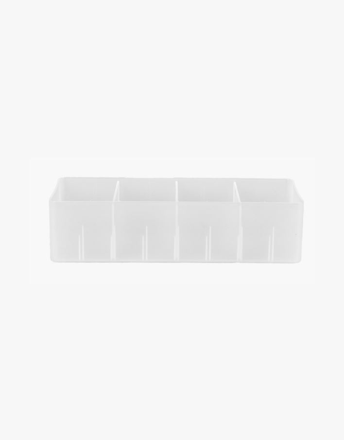 Oppbevaringsboks frostet - 29x11,7x7,5 cm frostet - 1