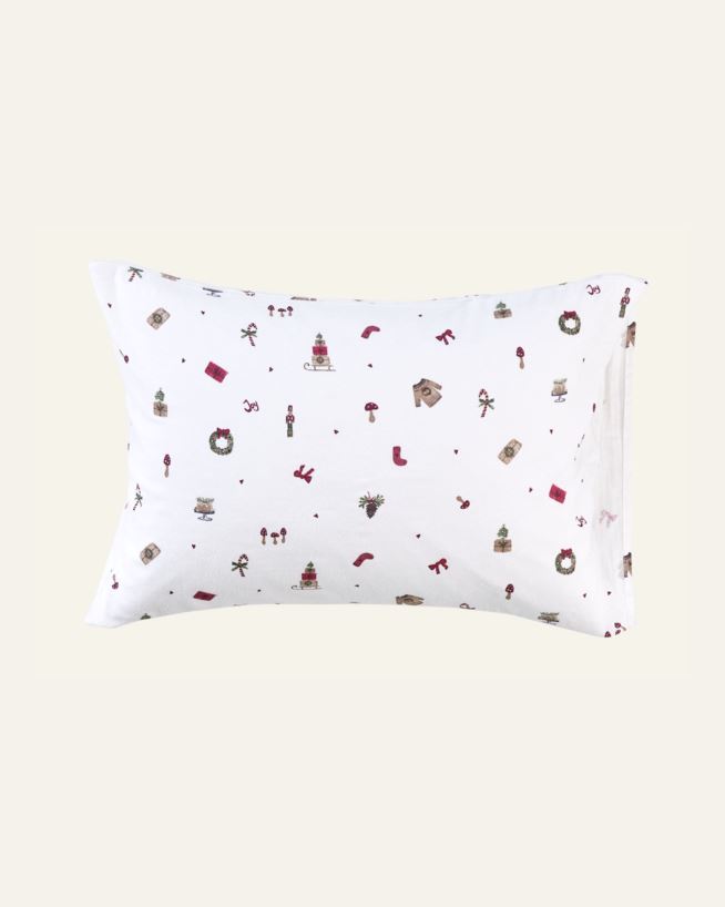 Flanell putevar multi rød - 50x70 cm multi rød - 1