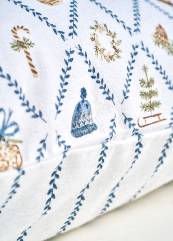 Flanell putevar multi blå - 2