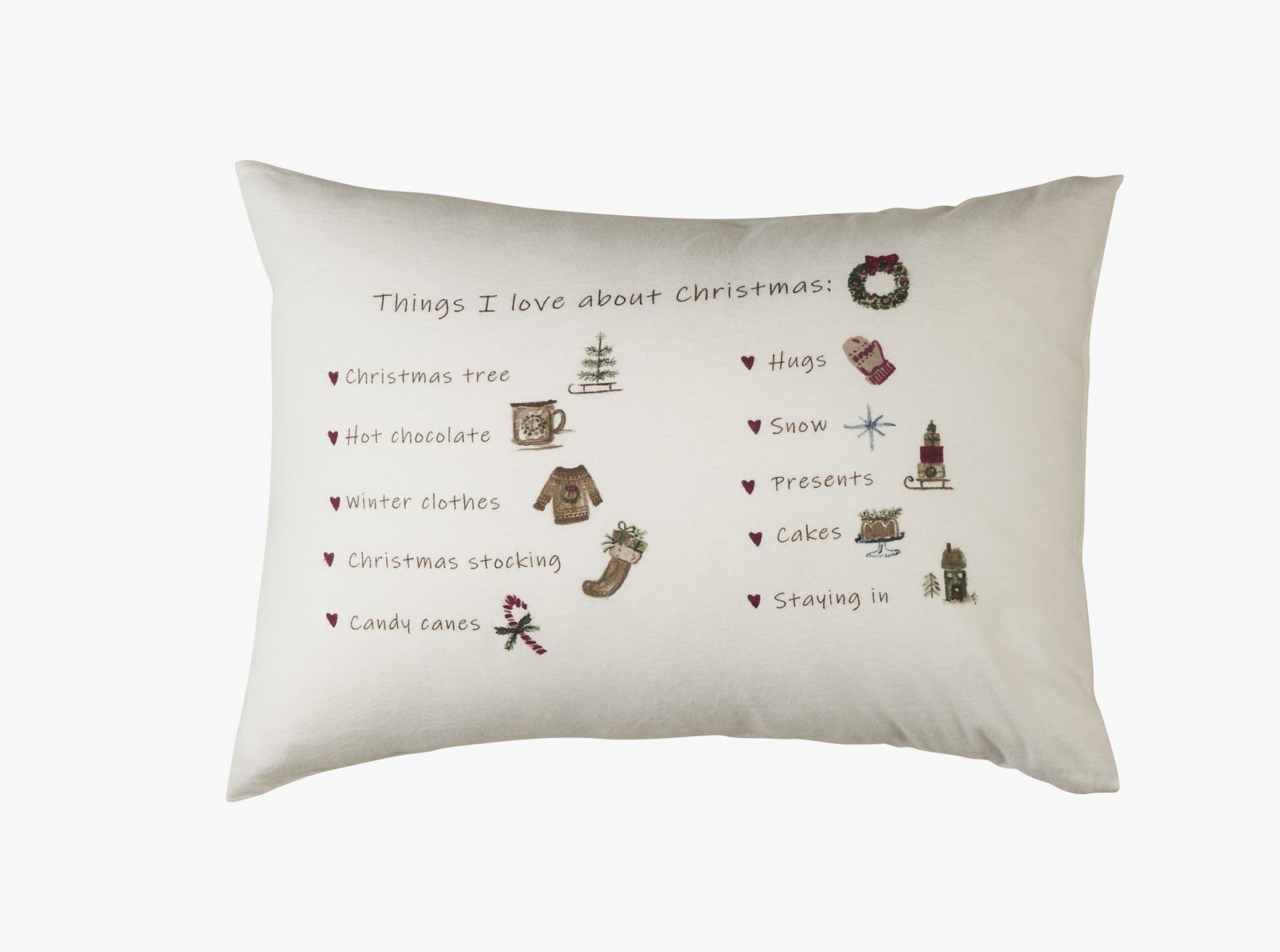 Flanell putevar multi grønn - 50x70 cm multi grønn - 1