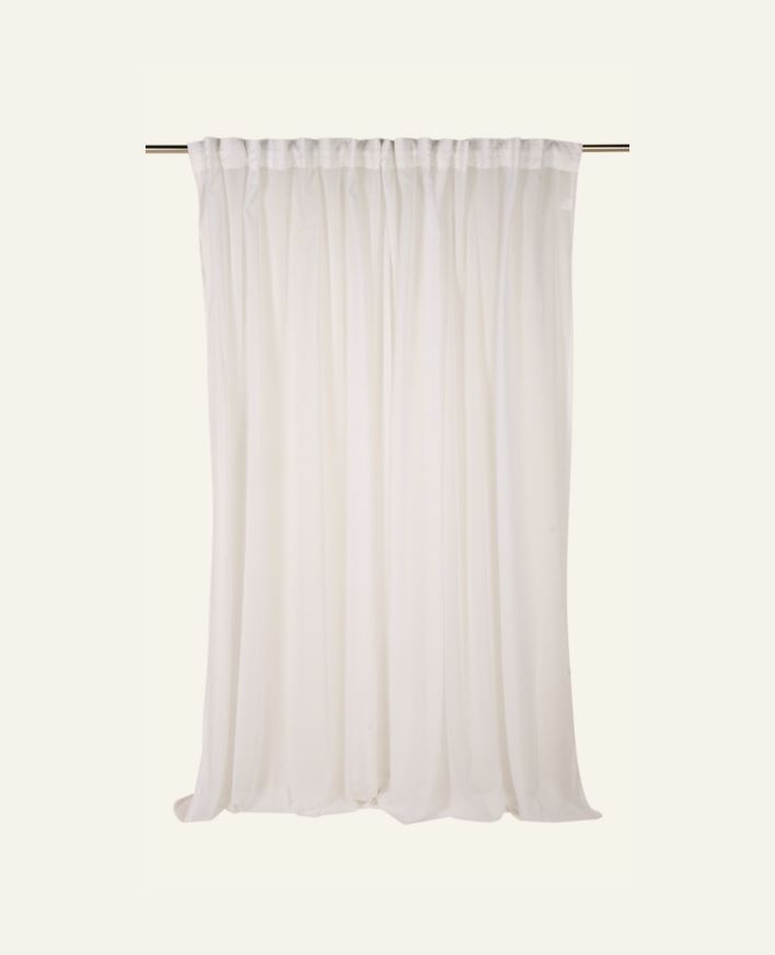 Ekstra bred gardin hvit - 270x240 cm hvit - 1