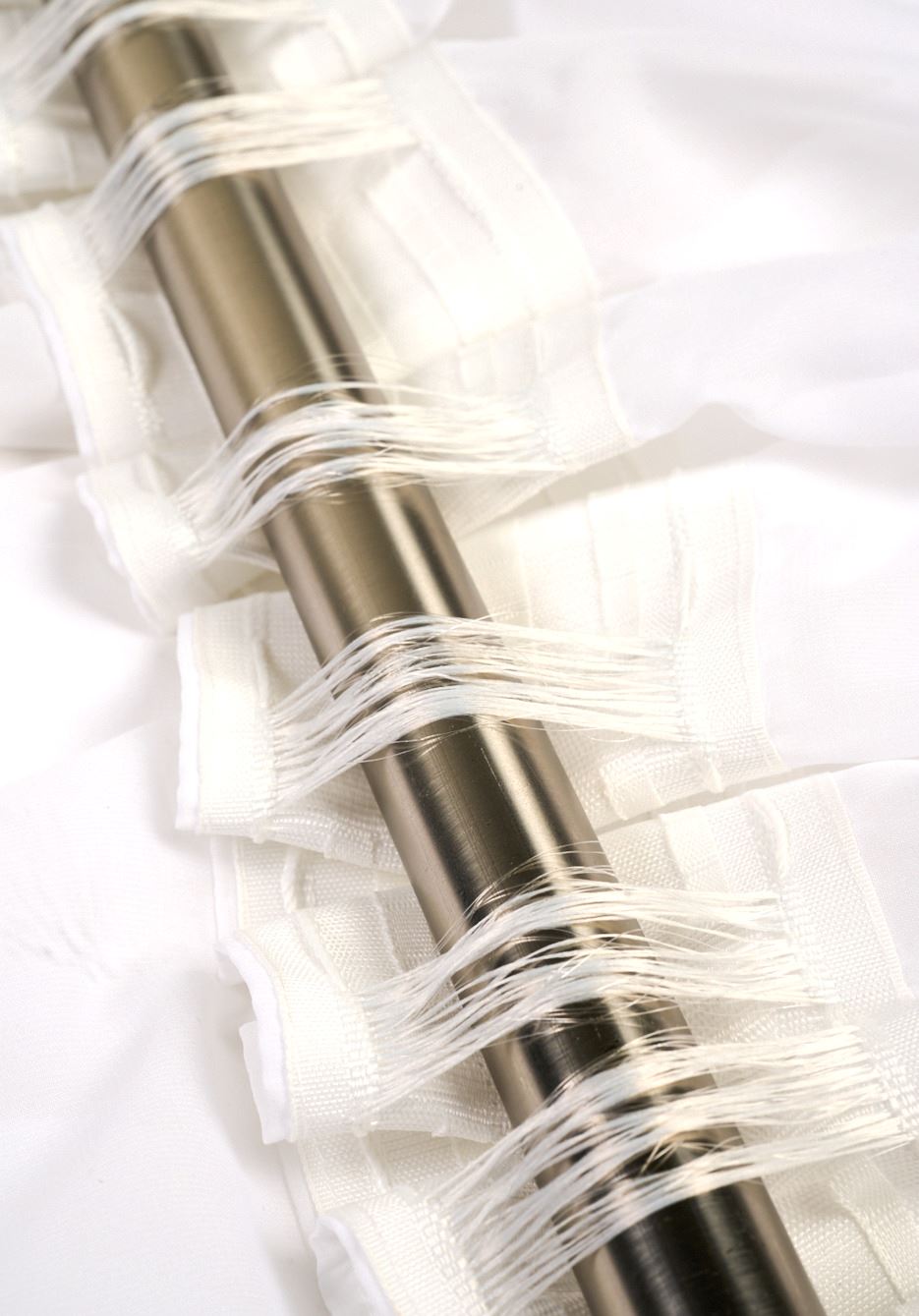 Ekstra bred gardin hvit - 4