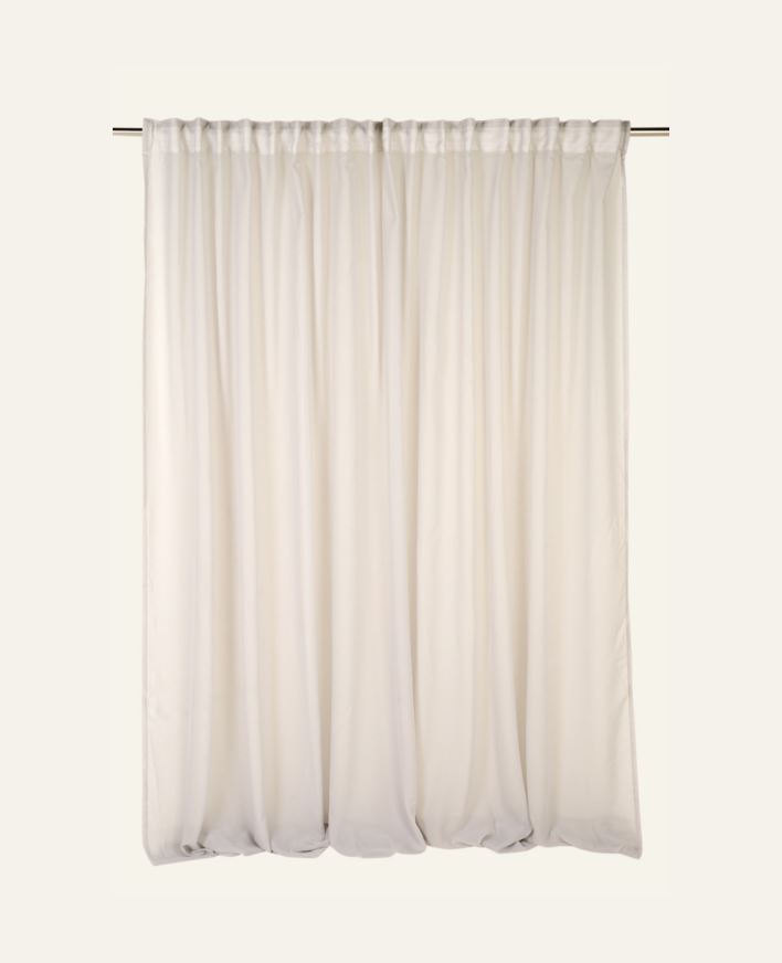 Ekstra bred gardin lys grå - 270x240 cm lys grå - 1