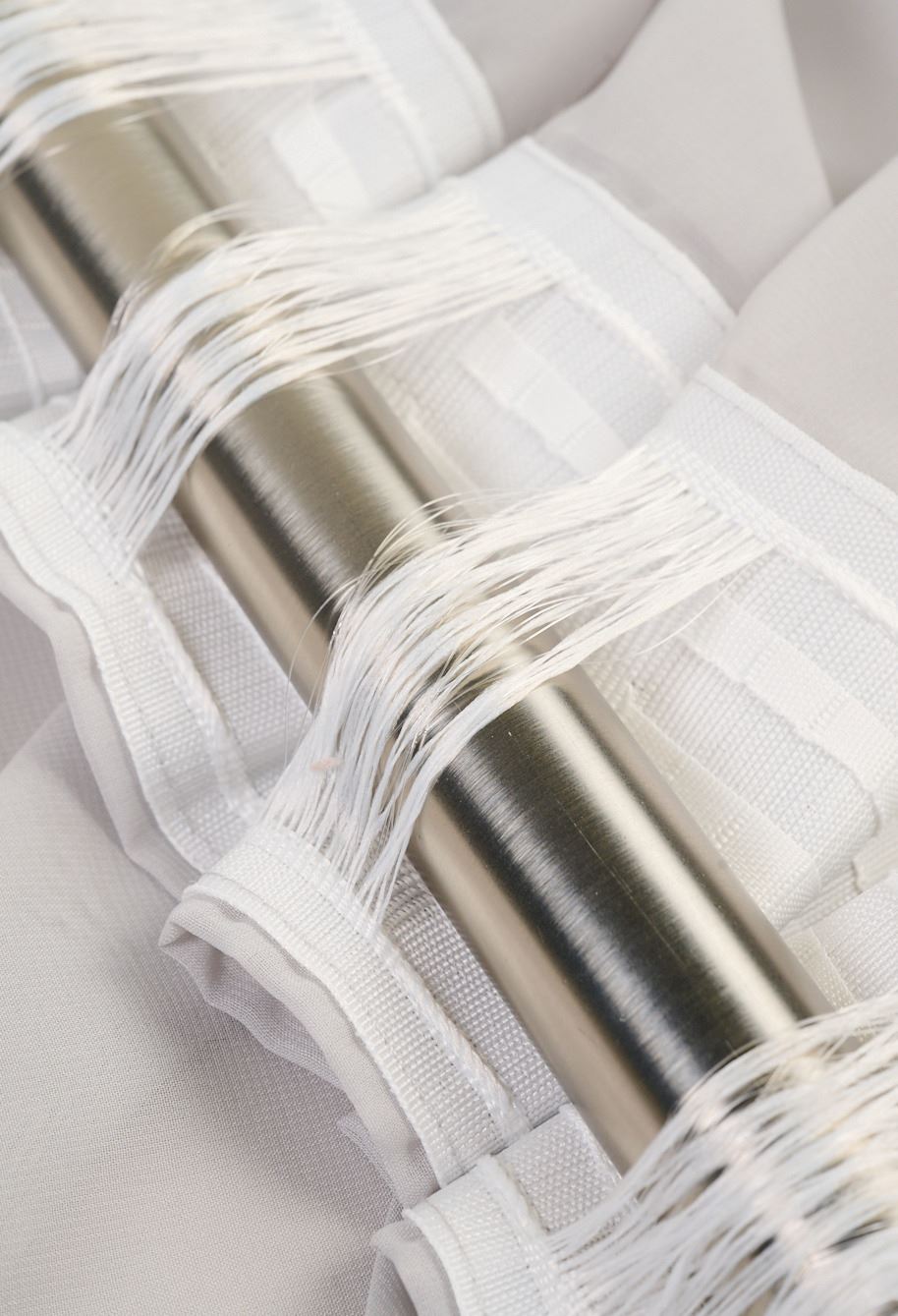 Ekstra bred gardin lys grå - 2