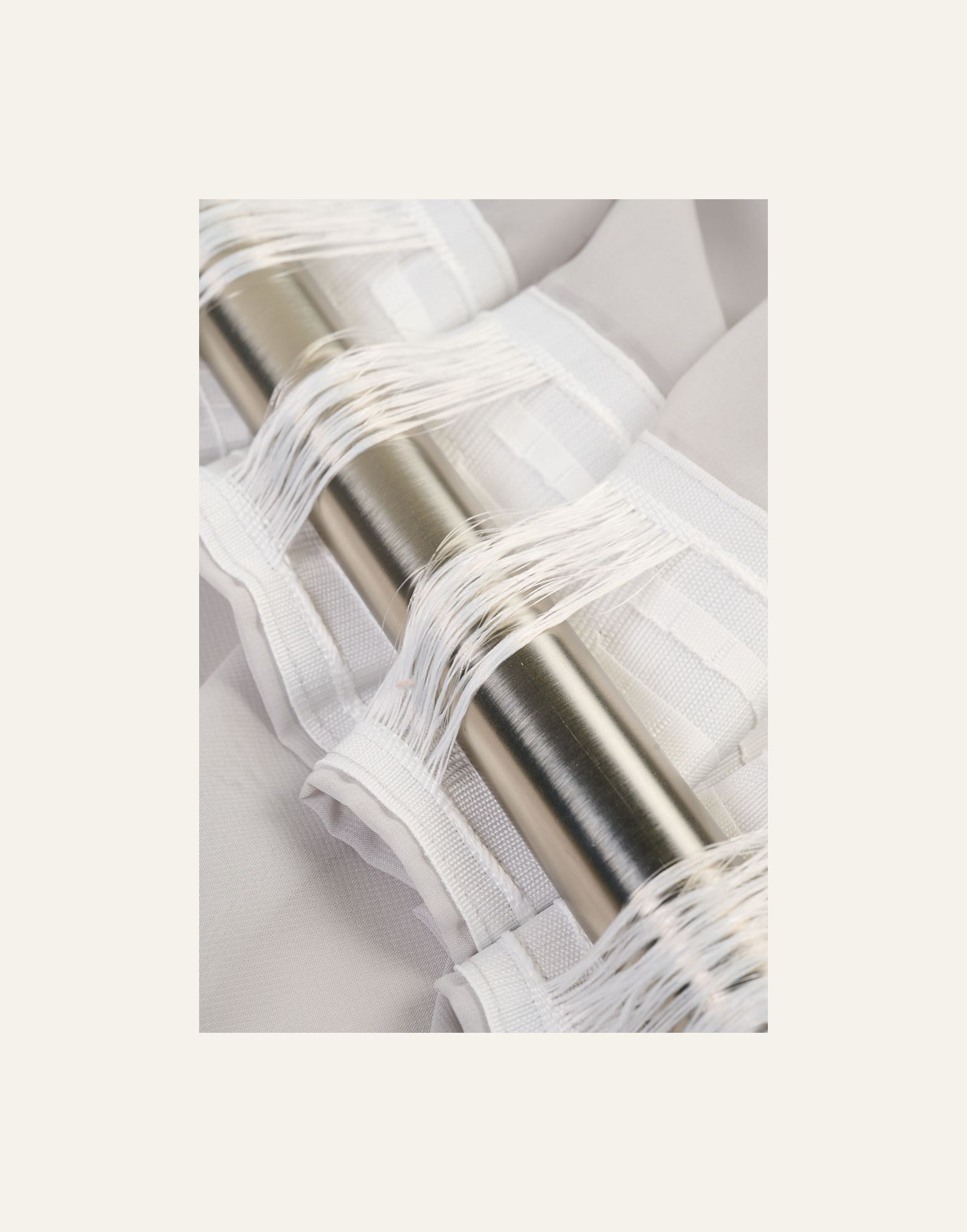 Ekstra bred gardin lys grå - 2