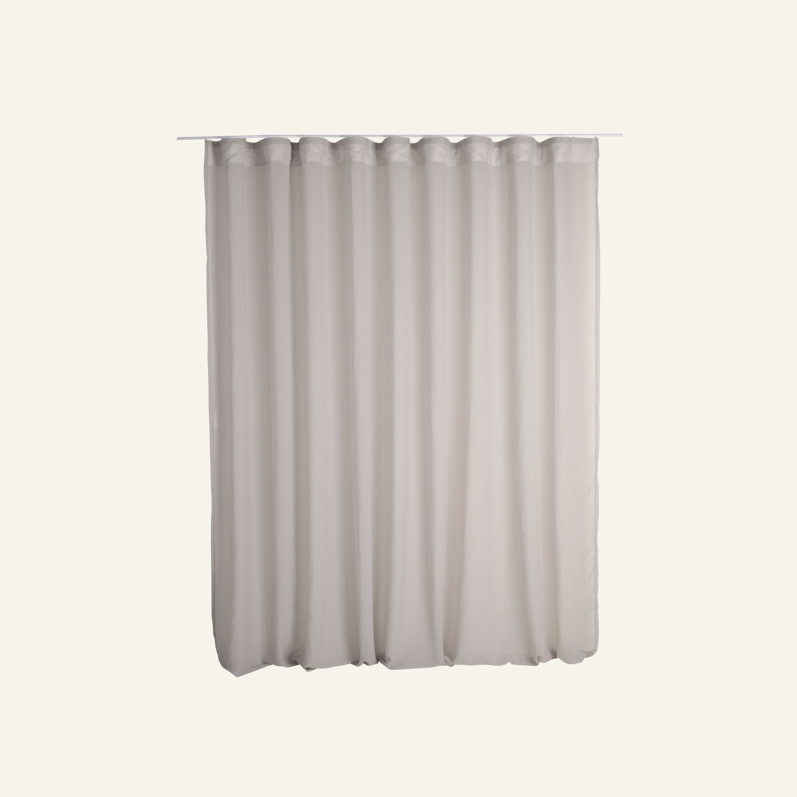 Ekstra bred gardin lys grå - 7