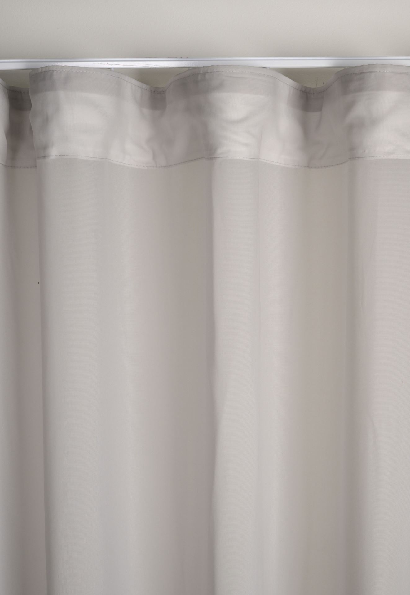 Ekstra bred gardin lys grå - 6