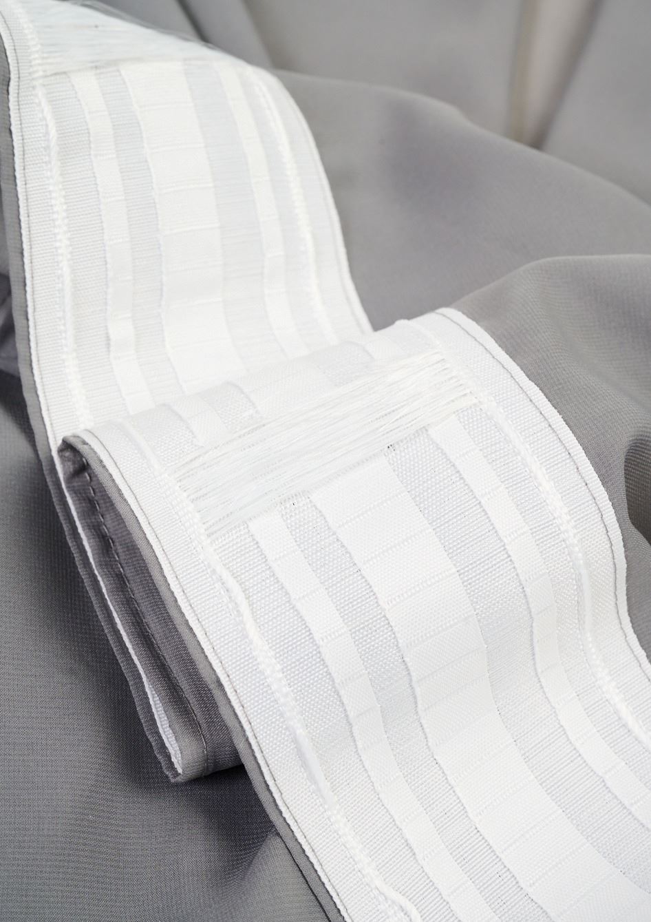 Ekstra bred gardin mørk grå - 4