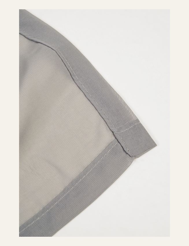 Ekstra bred gardin mørk grå - 3