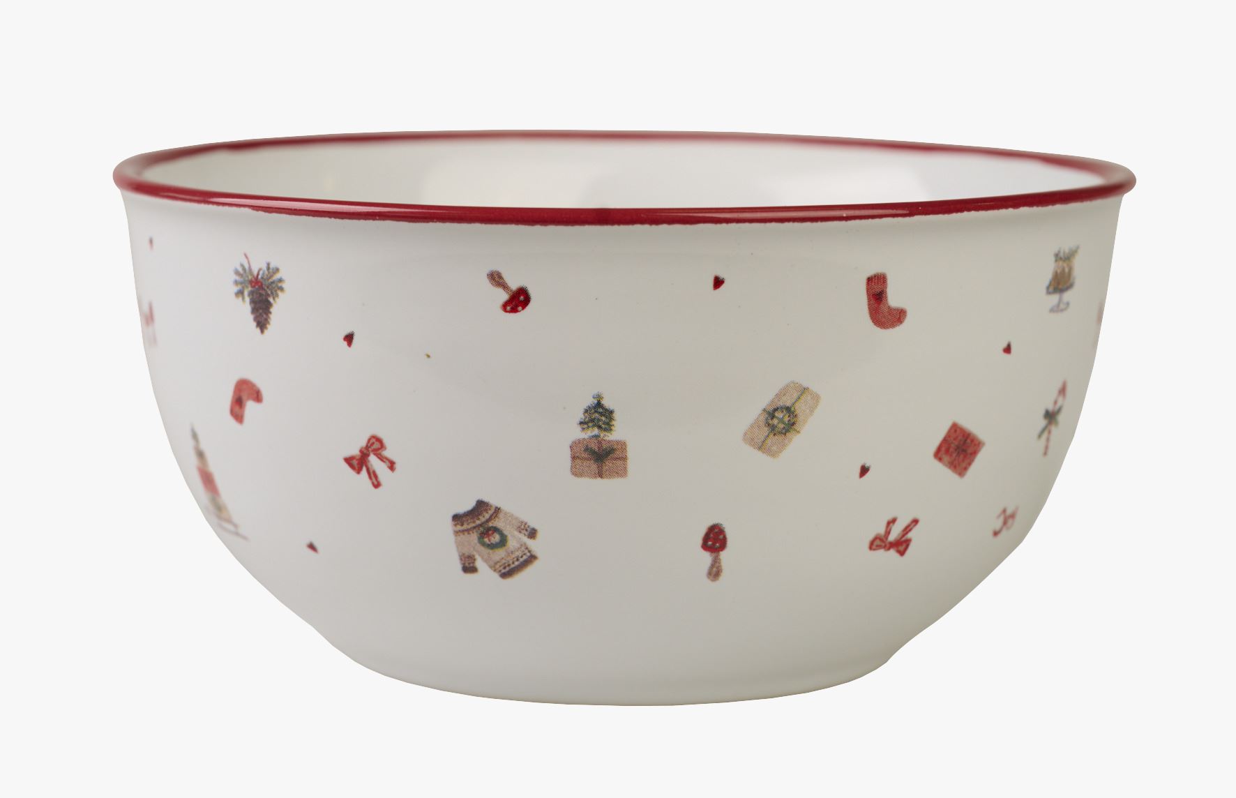 Skål rød - 6,5 cm ø13 rød - 1