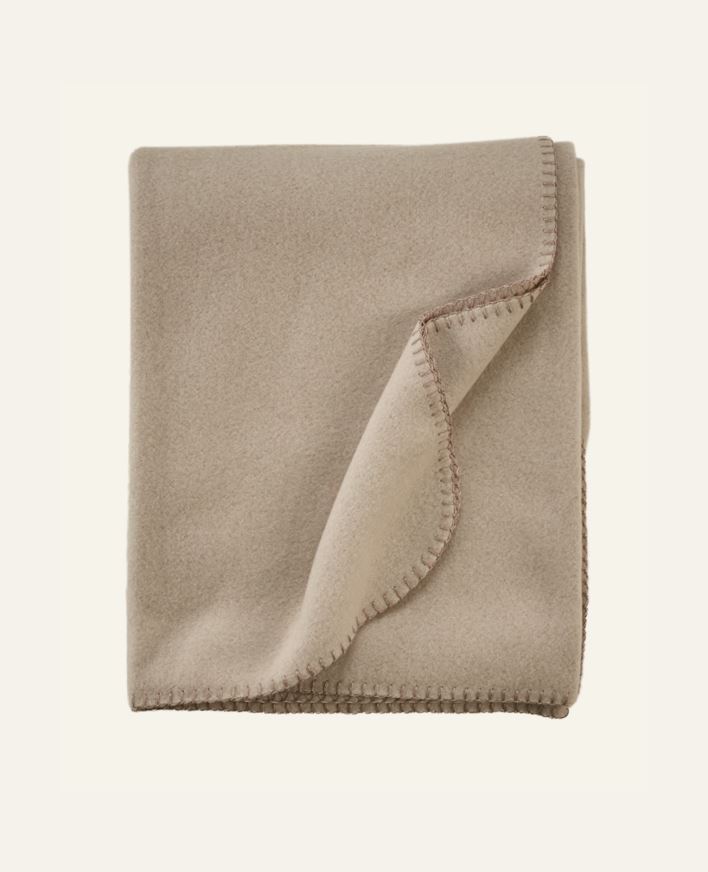 Fleecepledd taupe - 130x170 cm taupe - 1