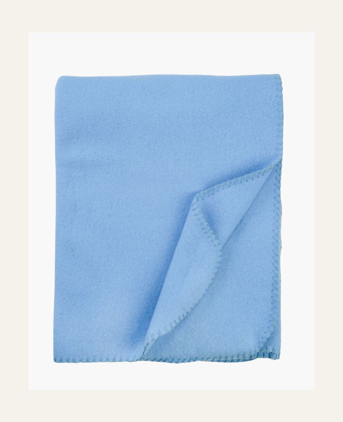 Fleecepledd himmelblå - 130x170 cm himmelblå - 1