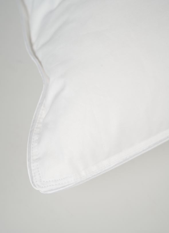 Medium dun- og fjærpute hvit - 3