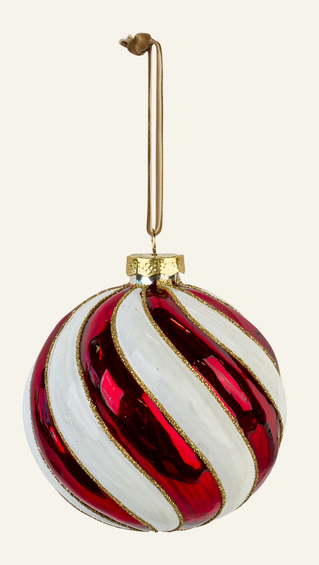 Julekule multi rød - 2