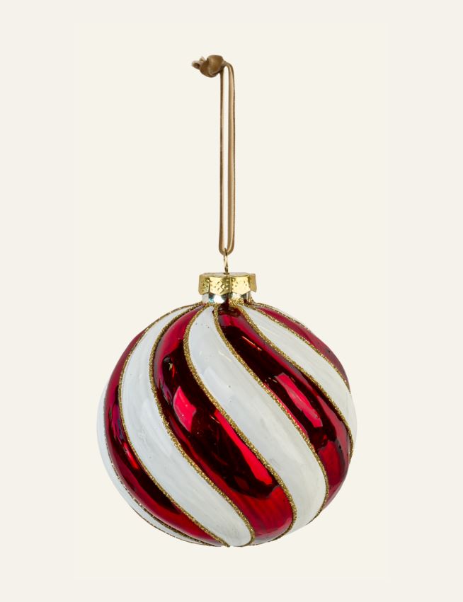 Julekule multi rød - 2