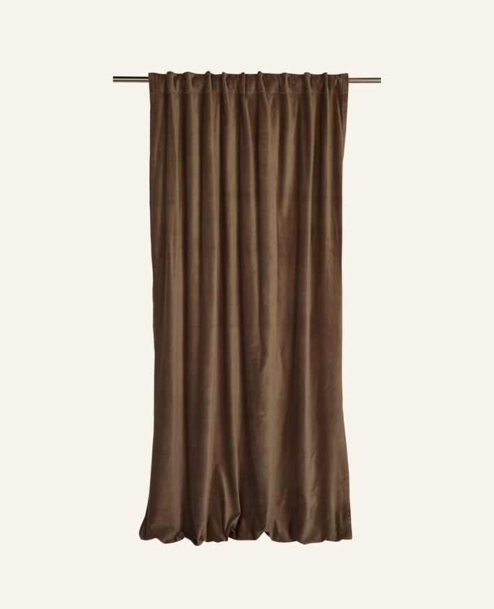 Gardin mørk brun - 140x300 cm mørk brun - 1