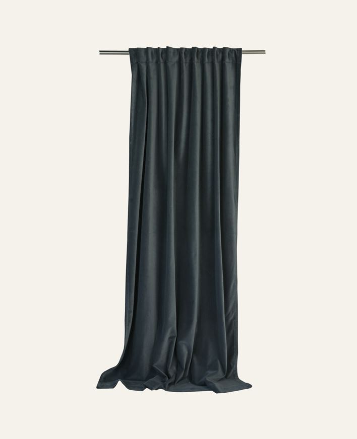 Gardin gråblå - 140x220 cm gråblå - 1