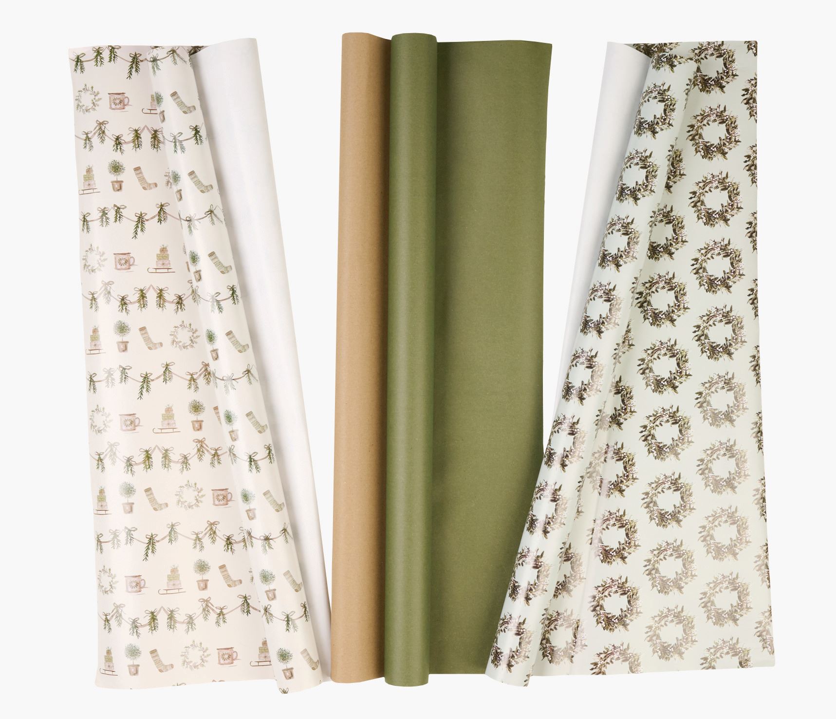 Gavepapir multi grønn - 3