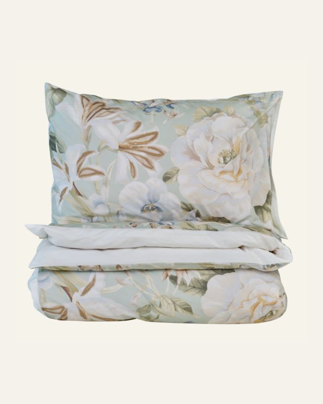 Percale sengesett multi grønn - 200x220 cm/50x70 cm multi grønn - 1