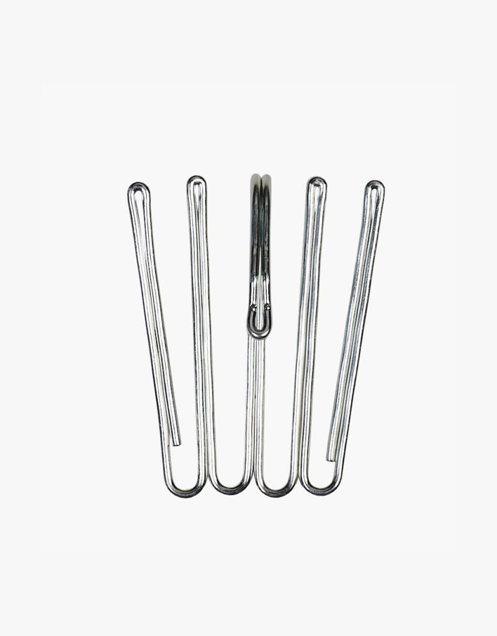 Fingerkroker høy stål - 4,5x3cm stål - 1