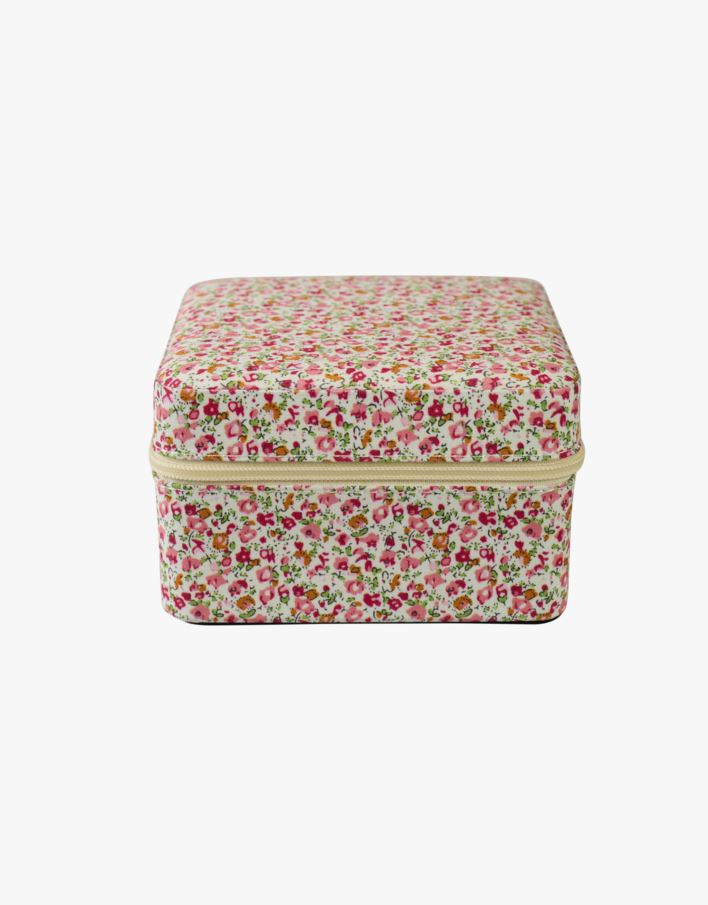 Smykkeskrin m/glidelås multi - 11x11 cm multi - 1