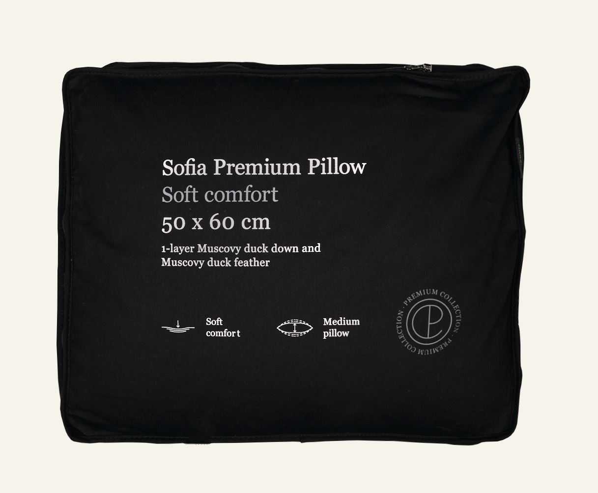 Medium dunpute hvit - 2