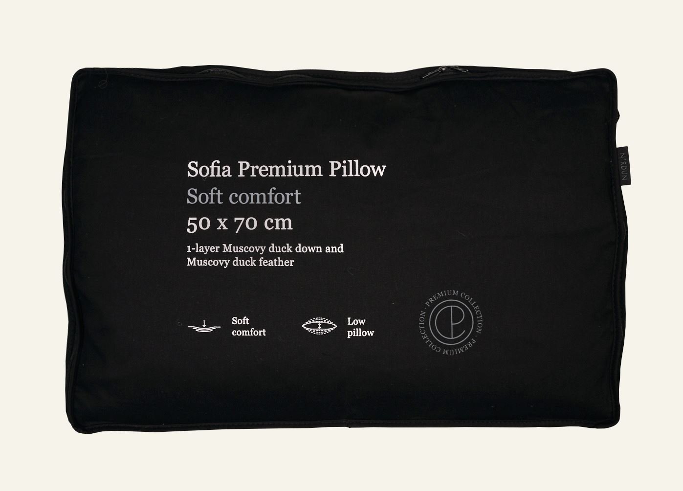 Lav dunpute hvit - 3