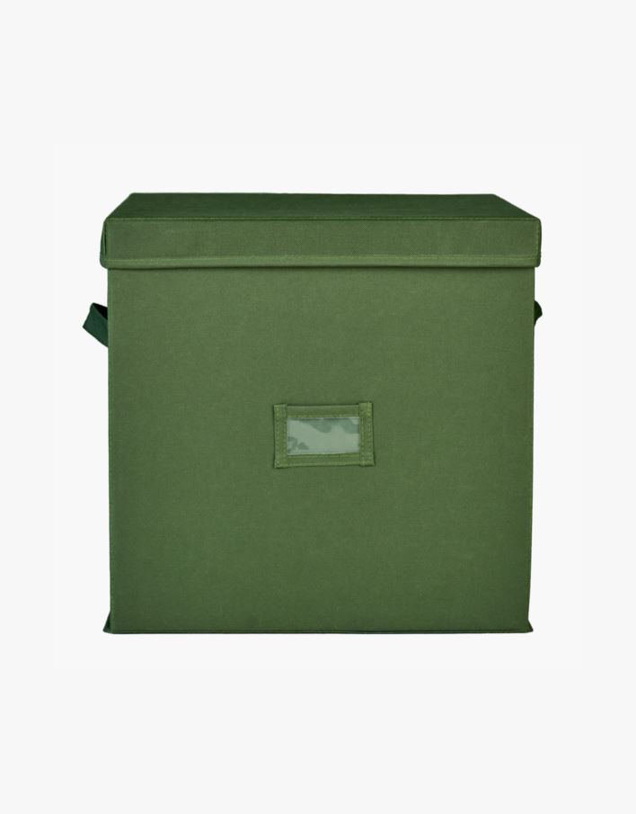 Oppbevaringsboks mørk grønn - 36x36 cm mørk grønn - 1