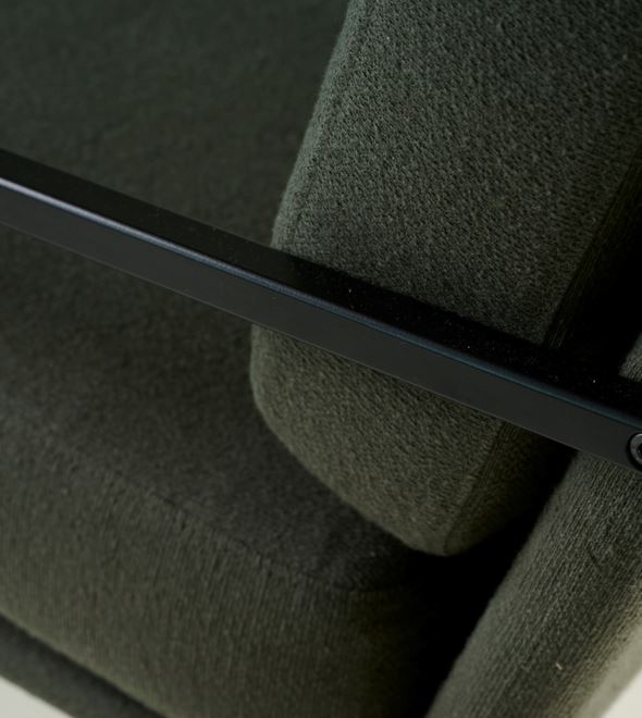 Loungestol olivengrønn - 4