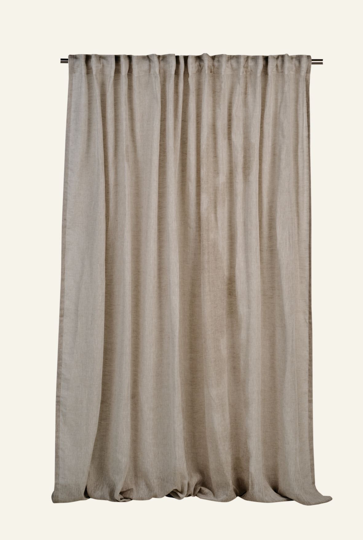 Ekstra bred lingardin mørk sand - 240x300 cm mørk sand - 1
