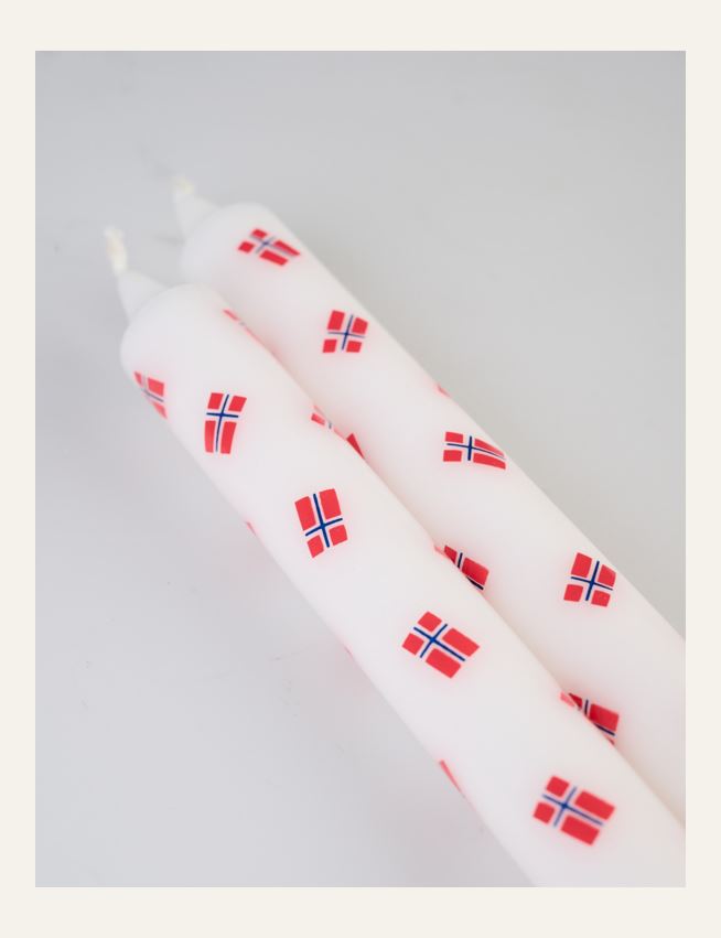 Kronelys multi rød - 2