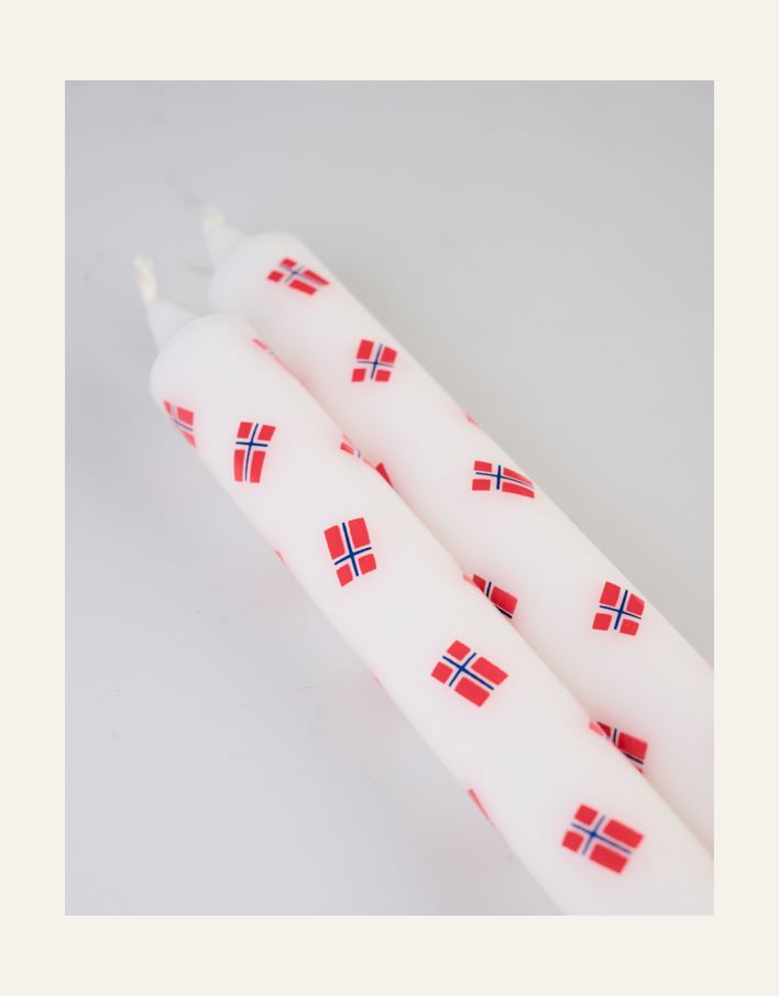 Kronelys multi rød - 2