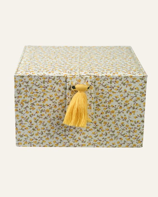 Smykkeskrin multi gul - 20x20 cm multi gul - 1