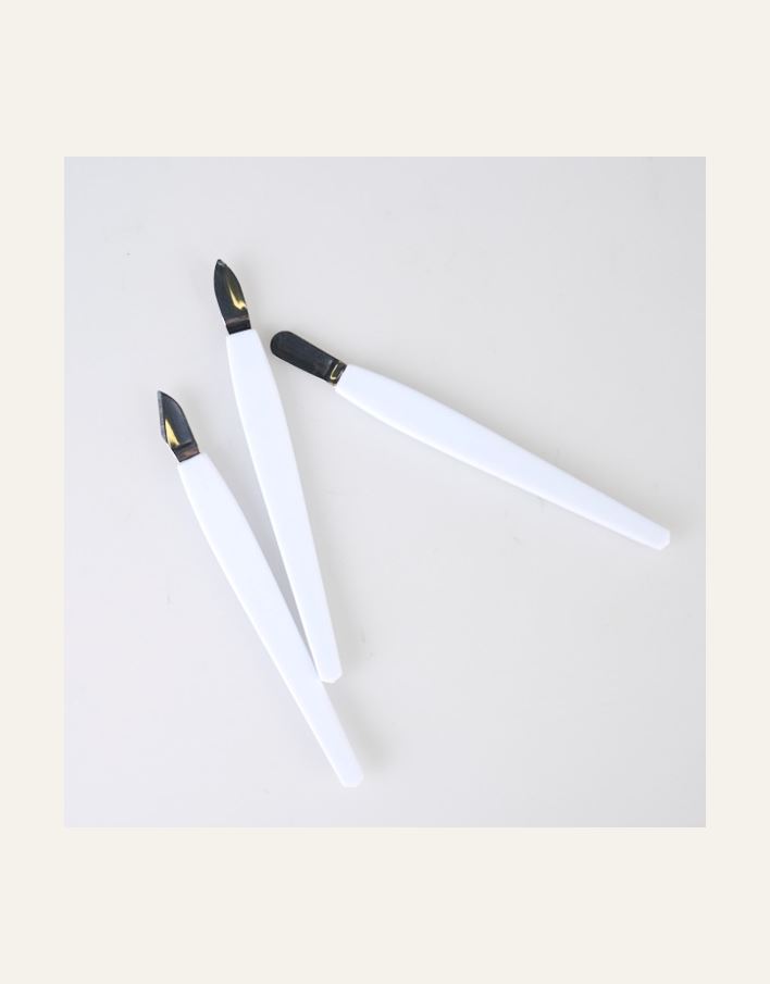 Neglebåndsskyver hvit - 2