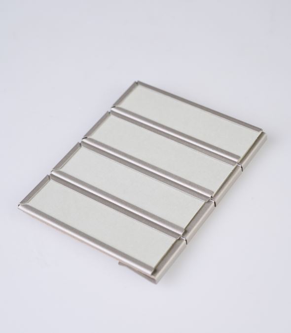 Etikettholder horisontal stål - 3