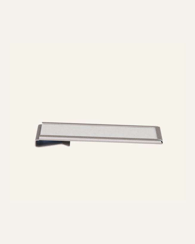 Etikettholder horisontal stål - 14 cm stål - 1