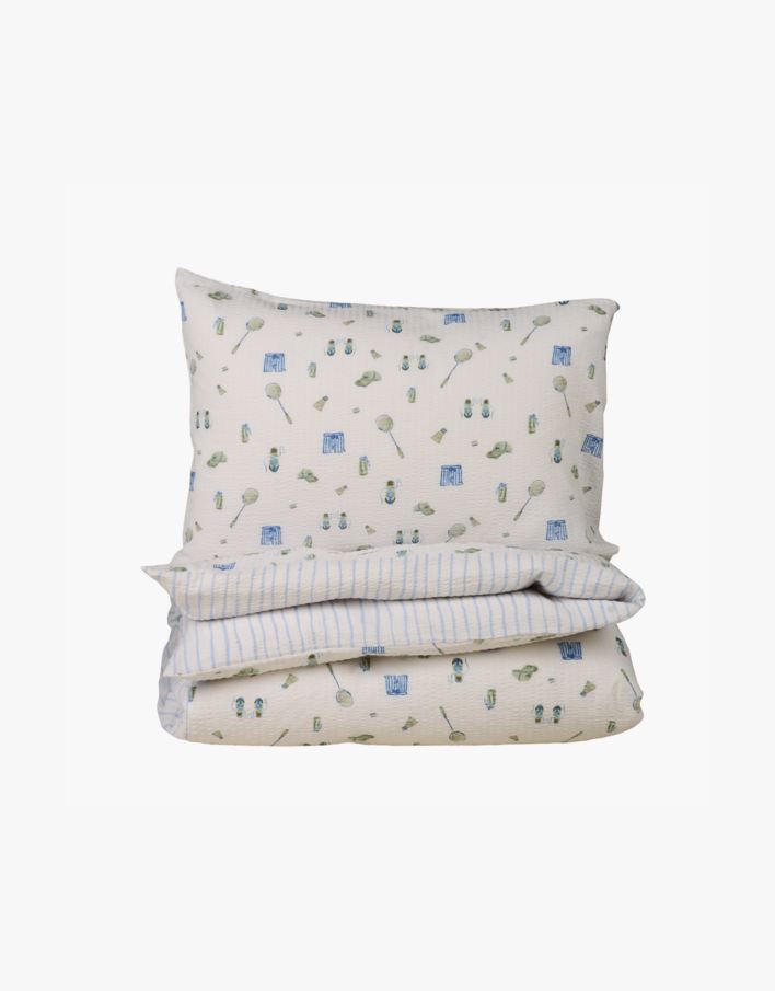 Sengesett multi grønn - 140x200 cm multi grønn - 1