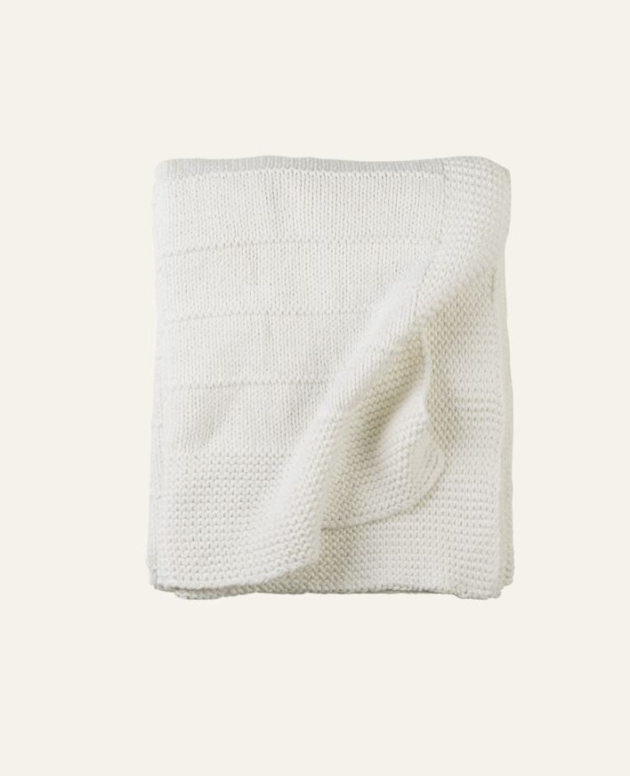 Pledd hvit - 130x170 cm hvit - 1