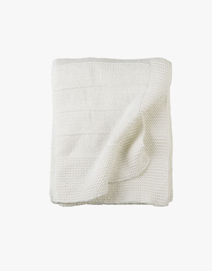 Pledd hvit - 130x170 cm hvit - 1