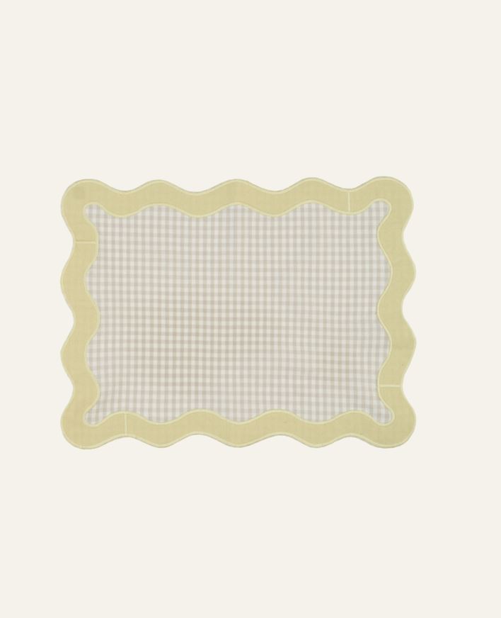 Brikke gul - 35x45 cm gul - 1